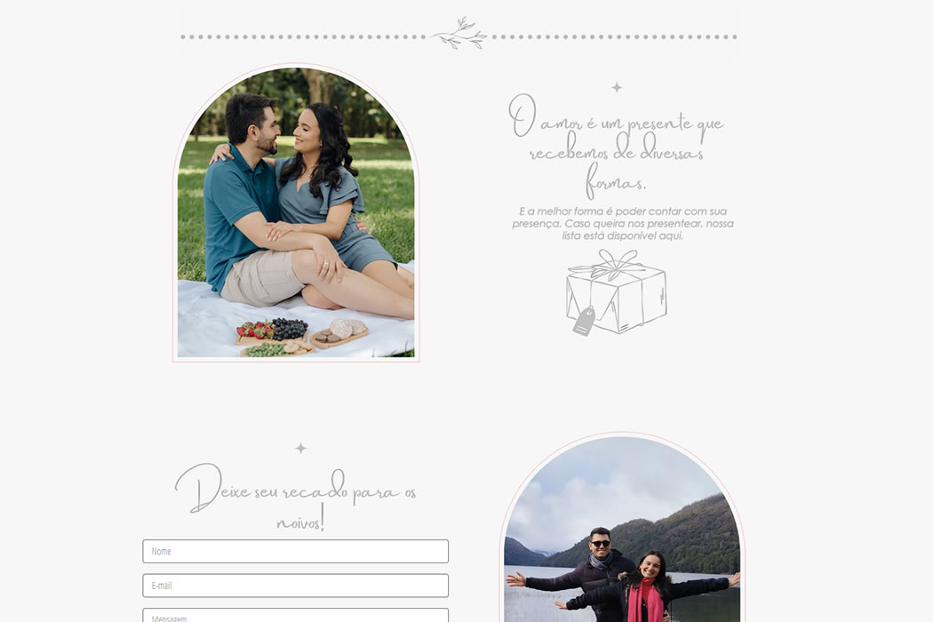 Fernanda e João Vitor