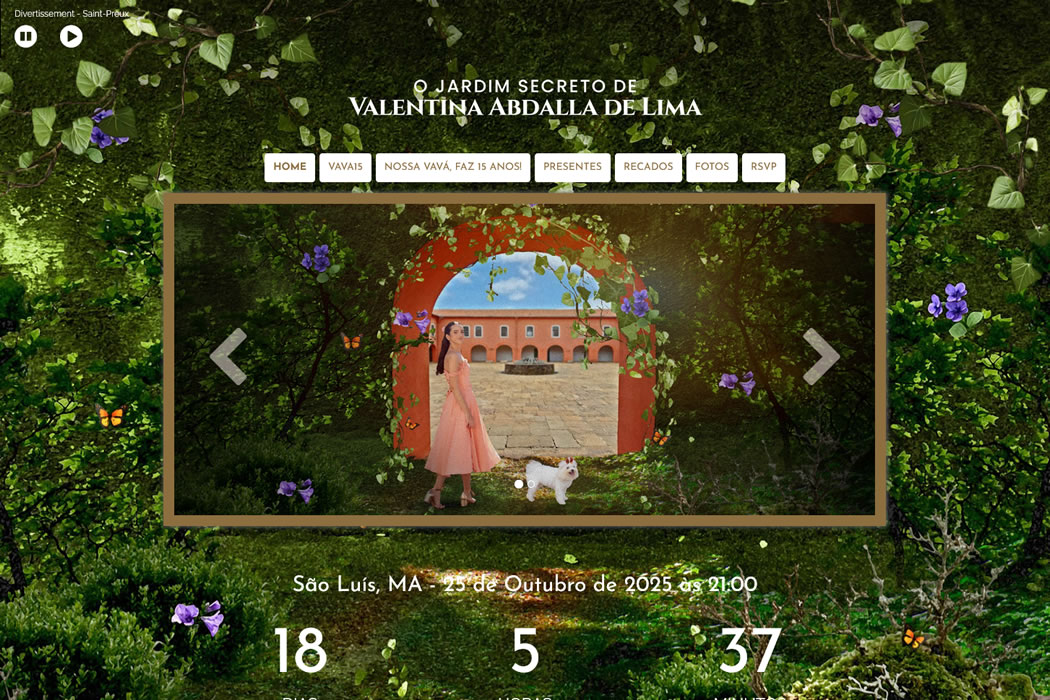 O Jardim Secreto de Valentina Abdalla de Lima